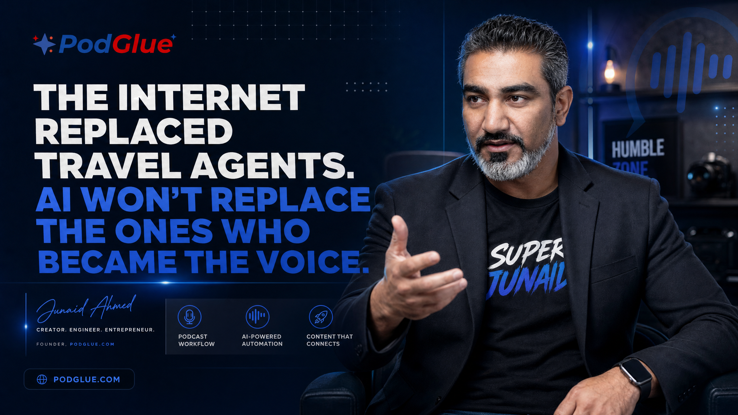The Internet Replaced Travel Agents. AI Won't Replace the Ones Who Became the Voice.